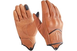 Harssidanzar GM028UKK Gants de moto en cuir pour homme Écran tactile