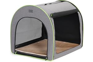 Petsfit Trasportino per Cani Pieghevole Trasportino Cane Kennel Cane per Cani Cuccia per Cani per Cani Grandi Medi Piccoli con Borsa di Stoccaggio e Cuscino di Peluche