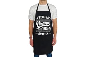 MY GENERATION GIFTS 1954 Vintage Year - Aged To Perfection - 70th Birthday Gift | Present Mens Apron