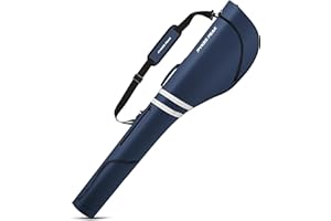 PYKES PEAK Golf Club Case | Foldable Design for 47” Clubs | Fits 10 Clubs | Waterproof Pocket | Ideal for Driving Range & Practice | 10 Colours | Designed in Japan