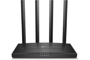 TP-Link Archer AC1200 Archer C6 Wi-Fi Speed Up to 867 Mbps/5 GHz + 400Mbps/2.4 GHz, 5 Gigabit Ports, 4 External Antennas, MU-