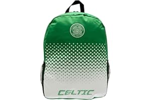 Sports Rucksacks Official Celtic FC (Scottish Premier League) Crest Backpack for School or Work