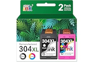 starink 304XL 304 XL Remanufactured for HP 304 Ink Cartridges Black and Colour Compatible with HP Envy 5020 5010 5032 5000 5030 DeskJet 3760 3762 2600 2620 2630 2633 3720 3750