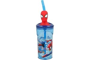 STOR Spiderman Graffiti Verre 3D 360 ml