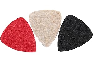 U-K 3 pz Ukulele Picks Feltro Forma Plettri Universale Chitarra Prestazioni Parti Ukulele Chitarra Musical Itrument Accessori (Colore Misto) Durevole