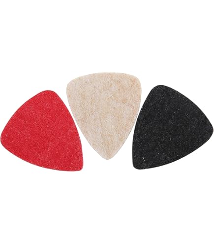 Plettri In Feltro Per Chitarra E Ukulele - 10 Pezzi, Morbidi, Suono Caldo, Per Principianti E Esperti - Foto 8