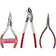 Johnson Tools Silk Thread Jewellery Making Pliers Combo Flat, Round and Side Cutter Nose Plier (Pack of 3 Pieces)