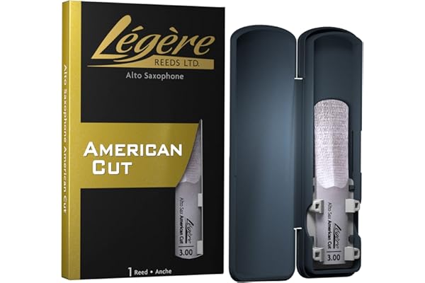 Légère Reeds - Anche Pour Saxophone alto, American Cut, Force 3.00 (ASA3.00) - Anche Synthétique Haut de Gamme Pour Bois