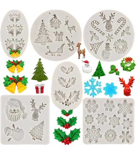 Moule à Fondant Animaux Forêt En Silicone - Renard, écureuil, Lapin, Cerf - Pour Gâteau, Chocolat, Pâte