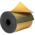 DGSL Neoprene Rubber Sheet Self Adhesive, Solid Rubber Sheets, Rolls & Strips for Crafts, Pads, Protection, Supports, Leveling, Anti-Vibration, Anti-Slip (4" Wide x 1/16" Thick x 10' Long, 1)