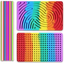 Labyrinthe Sensoriel à Billes Avec Gel - Jouet Apaisant Pour Enfants Autistes Et TDAH