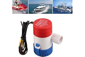 EBTOOLS Pompa Di Sentina Sailflo Pompa Visentina 1100 Gph 12 W Di Sentina adatto per12v 3a Gph, Elettrica Acqua Marina Sommergibile