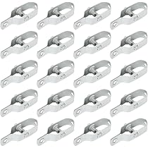 Lot De 10 Tendeurs Pour Grillage Galvanisés - Pour Clôture, Fil Barbelé, Corde à Linge - Longueur 95 Mm