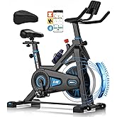 DMASUN Exercise Bike Professional with Large Tablet Holder & Comfortable Seat, Indoor Cycling Bike for Home Cardio, Fitness S