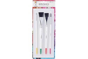 Ranger Dina Wakley Media Brushes, Synthetic Material, Multi-Colour, 29.2 x 11.4 x 2 cm