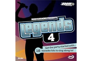 Zoom Karaoke CD+G - Legends Volume 4 - Elton John/Billy Joel/Rod Stewart/Barry Manilow [Card Wallet]