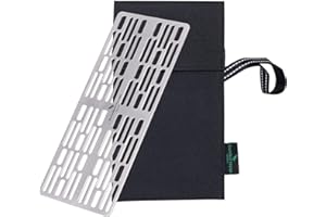 iBasingo Parrilla de Titanio Placa de Barbacoa de Carbón Ultraligero Rejilla Portátil para Hornear Utensilios de Cocina para Acampar al Aire Libre Ti1598I