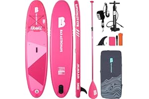 BAX ASTRONAVE Sup Gonfiabile 10.6ft| Tavola Da Surf Gonfiabile Stabile Da 6 Pollici Di Spessore Per Adulti Con Accessori Tavola Sup Durevoli