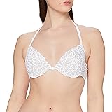 Iris & Lilly Reggiseno Push-Up con Chiusura Frontale in Pizzo Donna