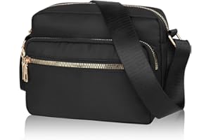 GAOHUI Cross Body Bag for Women, Multi Pocket Handbags & Shoulder Bags Waterproof Nylon Anti Theft Messenger Bag for Travel Shopping Appointment Daily