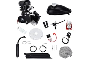 Youwise Motore Motorizzato Bicicletta Motore 2 Tempi 100CC di Conversione per biciclette, Argento