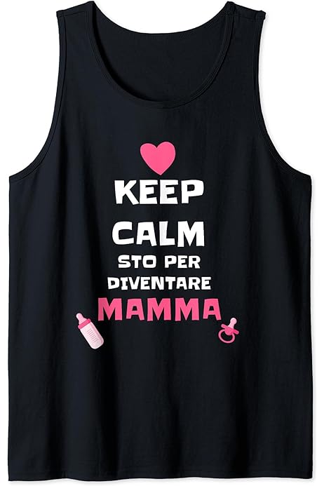 Canotta Premaman Divertente - Con Scritta 'Installazione Mamma In Corso', Cotone, Per Annuncio Gravidanza - Foto 5