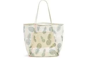 KALIDI FANCY FOREST KALIDI Summer Beach Bag, Mesh Tote Bag for Women, Large Casual Shoulder Bag with Zipper Inner Pocket for Travel Daily Pool Gym Picnic, Lightweight Shopping Grocery Bag