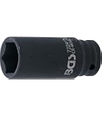 Sourcing Map Stecknuss 19 Mm, 1/2" Antrieb, 20.3 Cm – Aus CR-V-Stahl, Für Schlitzschrauben & Enge Räume