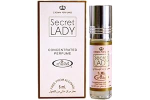 AL-REHAB Business Square - Perfume de almizcle Al Rehab Secret, 6 ml, 100% aceite