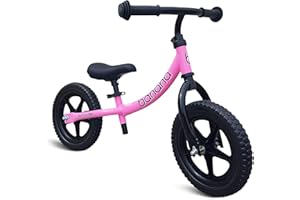 Banana Bike LT Balance Bike for Kids - Pink Balance Bike for Toddlers - Adjustable No Pedal Toddler Bike with EVA Tires, Handlebar and Seat for Growing Kids Training Bike - 85x46x60 cm