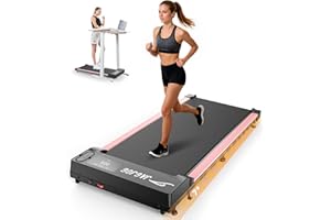 ‎JAGJOG Laufband für Zuhause mit Neigung, Walking Pad mit 7° Steigung, 2.5 PS Laufband Steigung mit Fernbedienung und LED Anzeige, 1-6 Km/h Walking Pad Schreibtisch für Büro/Zuhause, 120 kg Kapazität