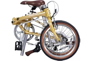 Dahon Boardwalk D7 Bicicleta Plegable para Adultos, Bicicleta de 16 Pulgadas con Cambio de 7 velocidades, Bicicleta Urbana Plegable para commuters y Viajes