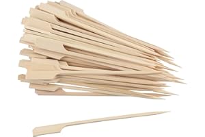 Fackelmann Fingerfood-Sticks 50er Set – Spieße aus Holz für kleine Snacks – 50 Party-Picker für Häppchen, Kanapee, Fingerfood und Co. – ca. 15 cm lang
