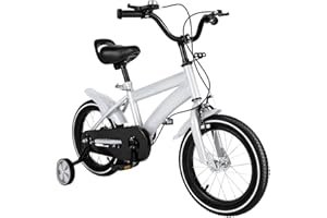 Charocean 14 Zoll Kinderfahrrad für ab 3-7 Jahre Jungen & Mädchen, Upgraded Kinder Fahrrad mit Stützrädern, Fahrrad für Kinder, HöHenverstellbar Kinderfahrräder für Schulung Outdoor Reiten