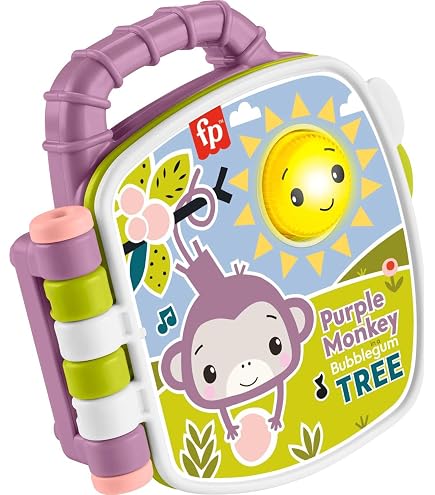 Trotteur D'éveil Musical Fisher-Price Singe Violet - Avec Lumières, Activités Et Musique, Pour Bébés De 6 Mois Et Plus, JGW90 - 3
