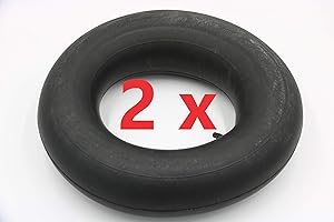 ‎HMH 2X HMH-Shop Schlauch 4.00-8 Schubkarrenschlauch 2er Set 4.80 Ersatzschlauch für Schubkarre 400x100mm Innenschlauch 2 Stück Luftreifen gerades Auto Ventil TR13 Luftrad Tube Reifenschlauch