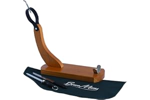 BRICOMIRAS Porte Jambon HUELVA Modèle ECONOMIQUE, Cadeau Couteau + AFFÛTEUSE + Couverture Jambon, Porte Jambon GONDOLE Titulaire Idéal pour Usage Domestique (Couvercle Jambon Vert)