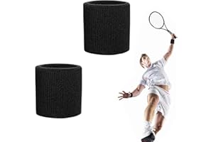 Ikadiya Muñequera Deportiva Sudor, Muñequeras Deportivas para Hombre Y Mujer, Sudor Muñequeras Elásticas para Hombres Mujeres Y Niños para Baloncesto Tenis Correr