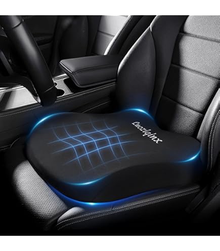 Cuscino Memory Foam Per Auto - Supporto Lombare E Gambe, 41x48 Cm, Antiscivolo