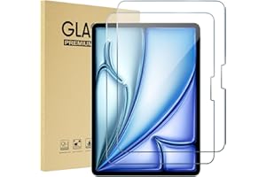 ProCase Screen Protector for iPad Air 13 Inch (M3/M2, 2025/2024)/ iPad Pro 13 Inch (M4) 2024, Tempered Glass Screen Saver Protective Film Guard for iPad Pro 13/iPad Air 13-2 Pack