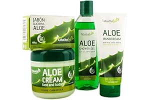TABAIBALOE TABAIBA Cosmética Natural Aloe Vera, Neceser Viaje Set Baño y Cuidado personal