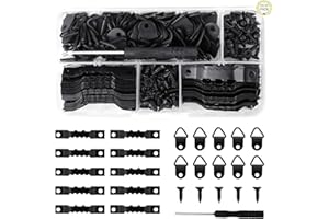 CAUTIOUS 301 sztuk wieszaków na obrazy, wieszaki na zdjęcia, do biura, na zdjęcia, ząbki (2 modele, czarne)