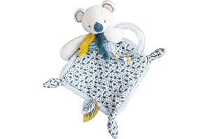 Doudou et Compagnie DC3666 Koala - Doudou con sonajero (22 cm), Color Azul