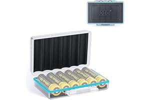 JJC 18650 etui na baterie etui na 6 sztuk baterii 18650 i wszystkich podobnych rozmiarów baterii, organizer na baterie