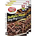 TASTY NIBBLES Ready to Eat Buffalo Meat Dry Fry 150GM Pouch| Kerala Special | Open Heat & Eat | Non-Vegetarian | No Added Preservatives | Japanese Retort Technology 150GM Pouch (Pack of 3)