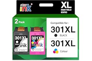 Starink Remanufactured wkłady kompatybilne z HP 301 301XL Multipack do HP DeskJet 1000 1050 1050A 2000 2050 2050A 2510 2540 3000 3010 3050A 3510 Envy 45070 5530 OfficeJet 2620 4630
