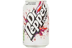 WOWBOXME Dr Pepper Zero Cans 330ml 24,48 or 72 Cans (24)