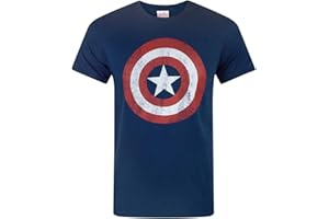 Marvel Avengers Mens Captain America Shield T-Shirt