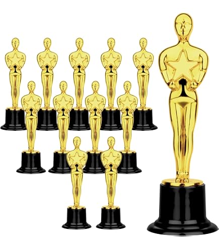 Lot De 4 Trophées Étoiles Dorées Baker Ross – Récompenses Sportives Et Cérémonies Pour Enfants
