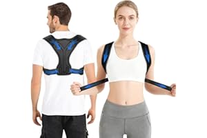 Beugo Corrector Postura Espalda, Corrector Postura Espalda Ajustable para Hombre y Mujer, Espaldas Recta Correctores Postural Transpirable para la Prevención del Dolor Corrección Postural, Negro, L